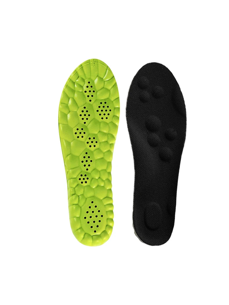 4D Sports PU full arch antibacterial resistant sweat absorbing breathablehighly elastic shock absorbing casual insole