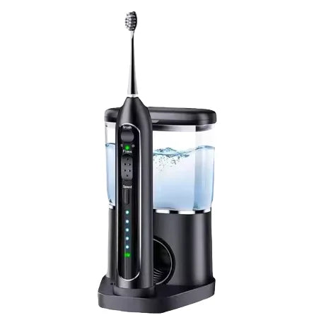 600ml Water Flosser Pressure Settings IPX7 Waterproof Oral Irrigator USB/Battery Powered Dental Cleaning Tool Home Hotel Use