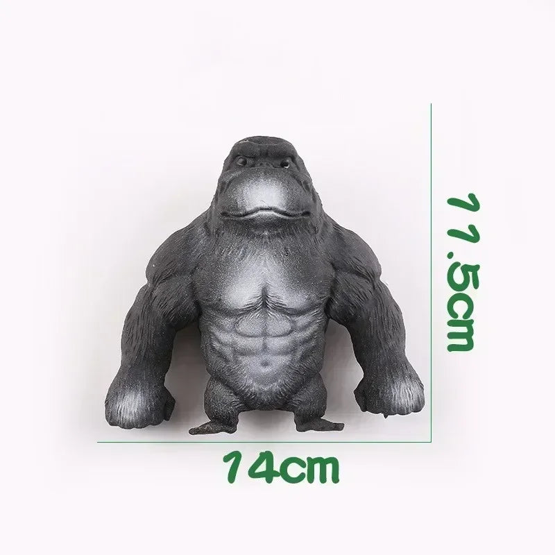 Indestructible Alien Toy Antistress Rubber Stretchable Green Fish Elastic Doll Decompression Flexi Monkey Toy House Decoration