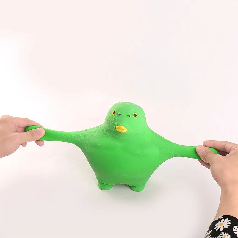 Indestructible Alien Toy Antistress Rubber Stretchable Green Fish Elastic Doll Decompression Flexi Monkey Toy House Decoration