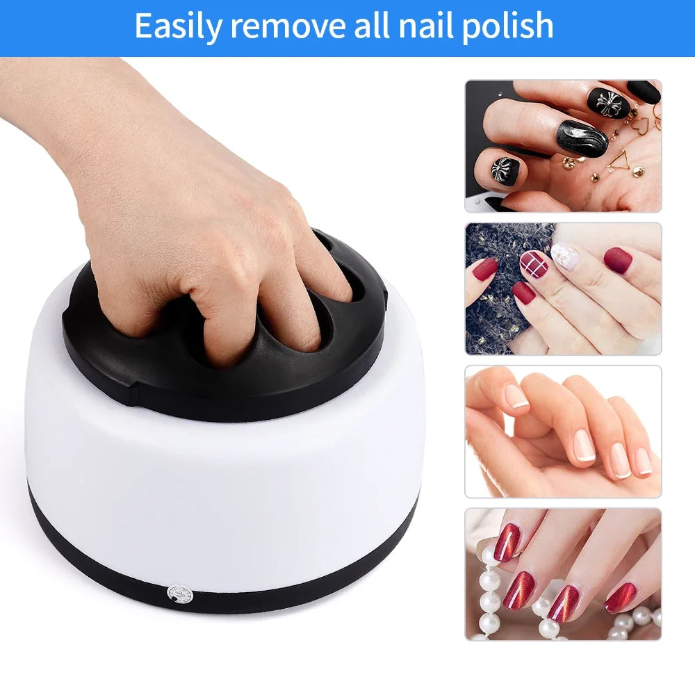 Machine professionnelle portable pour enlever le vernis à ongles, dissolvant rapide de gel UV N64, nettoyeur à vapeur, manucure, nail art