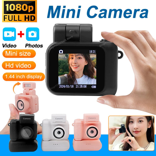 Mini Camera Met Scherm Hd 1080P Met Flitslamp En Batterij Dock Draagbare Retro Ultra Compacte Mini Camera Video Recorder Y4000