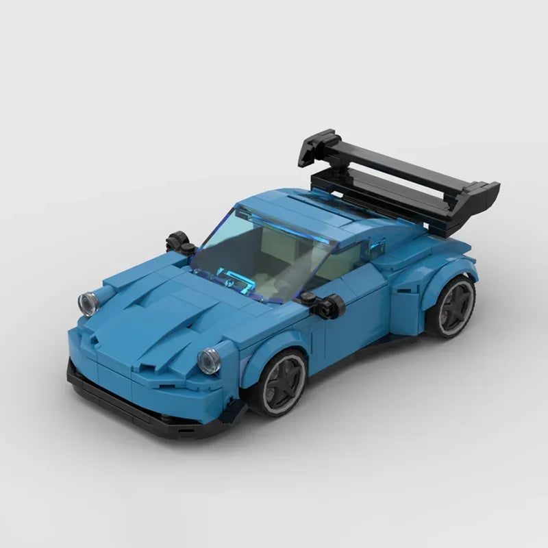 Moc bausteine autos erie rwb 933 champion speed autos modell technologie ziegel stadt autos diy ferien bau spielzeug