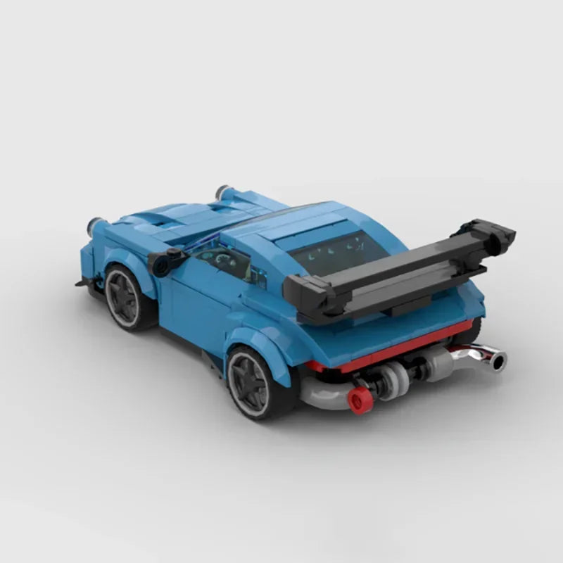 Moc bausteine autos erie rwb 933 champion speed autos modell technologie ziegel stadt autos diy ferien bau spielzeug