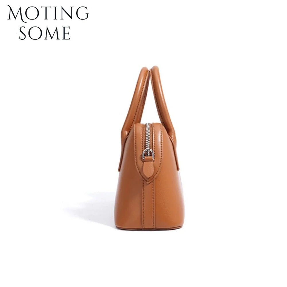 Motingsome Boston Bags Luxury Designer Bags Woman Handbag Shoulder Mini Tote Crossbody Messenger Shell Satcheles 2025 New Lady