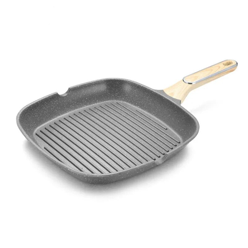 Multi-Purpose Durable Nonstick Omelet Frying Pan 3-in-1 Steak Breakfast Skillets Saucepan Cooking Pots Kitchen Cookware Utensils