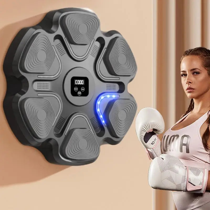 Music Boxing Machine Interactive Workout Punching Trainer Interactive Workout Punching Trainer Smart Wall Boxing Music Exerciser