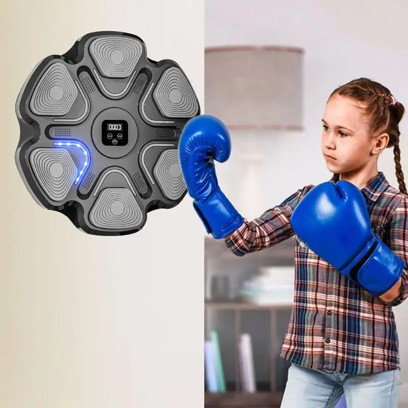 Music Boxing Machine Interactive Workout Punching Trainer Interactive Workout Punching Trainer Smart Wall Boxing Music Exerciser