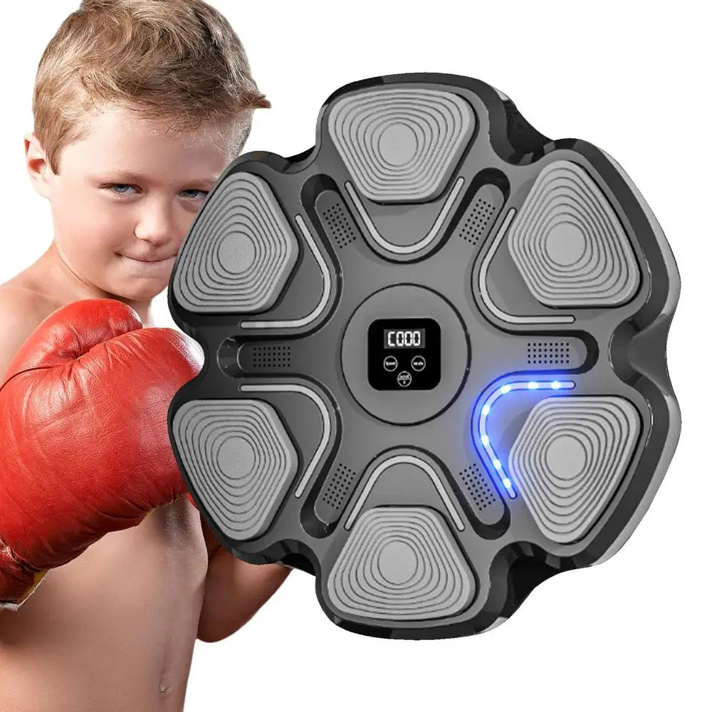 Music Boxing Machine Interactive Workout Punching Trainer Interactive Workout Punching Trainer Smart Wall Boxing Music Exerciser