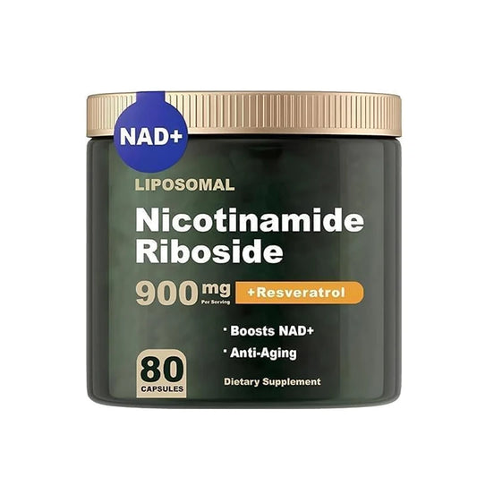 NAD + supplemento nicotinamide nucleoside 900mg resveratrolo quercetina-80 capsule per scopi anti-invecchiamento, energia e messa a fuoco