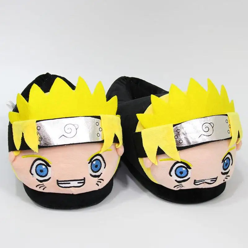 Naruto Uzumaki Naruto Winter Cotton Slippers Plush Couple Autumn and Winter Residential Home Indoor Shoes Anti Slip