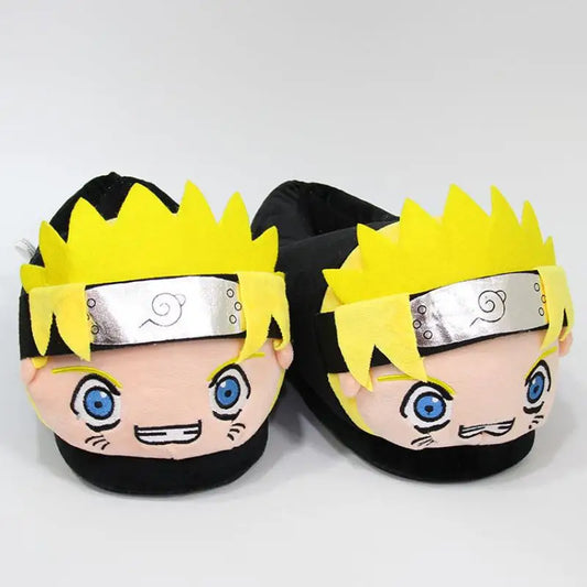 Naruto Uzumaki Naruto Winter Cotton Slippers Plush Couple Autumn and Winter Residential Home Indoor Shoes Anti Slip