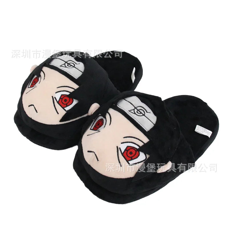 Naruto Uzumaki Naruto Winter Cotton Slippers Plush Couple Autumn and Winter Residential Home Indoor Shoes Anti Slip