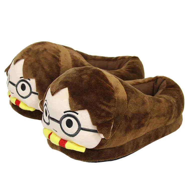 Naruto Uzumaki Naruto Winter Cotton Slippers Plush Couple Autumn and Winter Residential Home Indoor Shoes Anti Slip