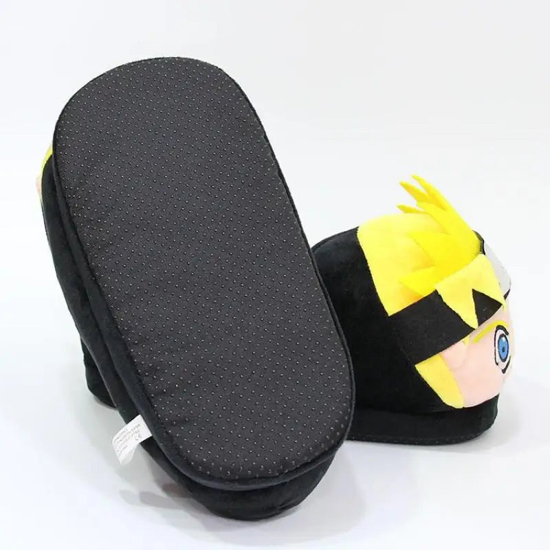 Naruto Uzumaki Naruto Winter Cotton Slippers Plush Couple Autumn and Winter Residential Home Indoor Shoes Anti Slip