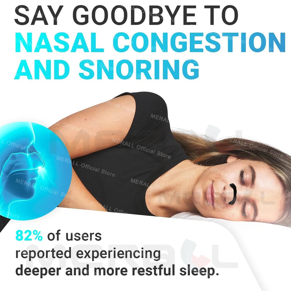 Nasal Dilator Sleep Nasal Strips Nose Breathe Better Sleeping Anti Snoring Magnetic Nose Clip Sports Nasal Strips