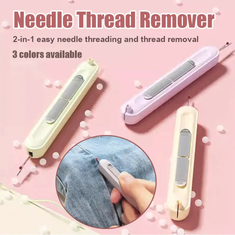 Needle Threader home use Multi-function needle threader for the elderly Hand sewing tools Needle Threader 2 in1 needle threader