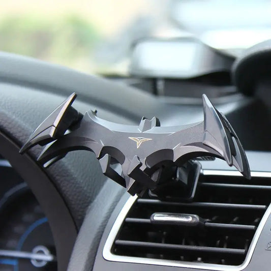 Neuankömmling Batman Gravity Buckle Type Autotelefonhalter Luftauslass Navigationsunterstützungsrahmen Geeignet für alle 4-6,5-Zoll-Geräte