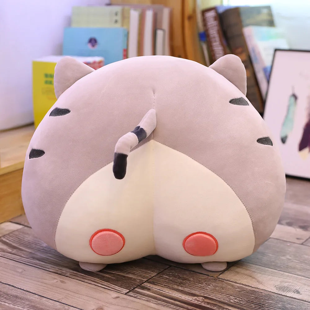 New Arrival 40/50cm Lovely Cat Butt Plush Corgi Pillow Pig Cushion Cartoon Animal Sofa Stuffed Dog Toys