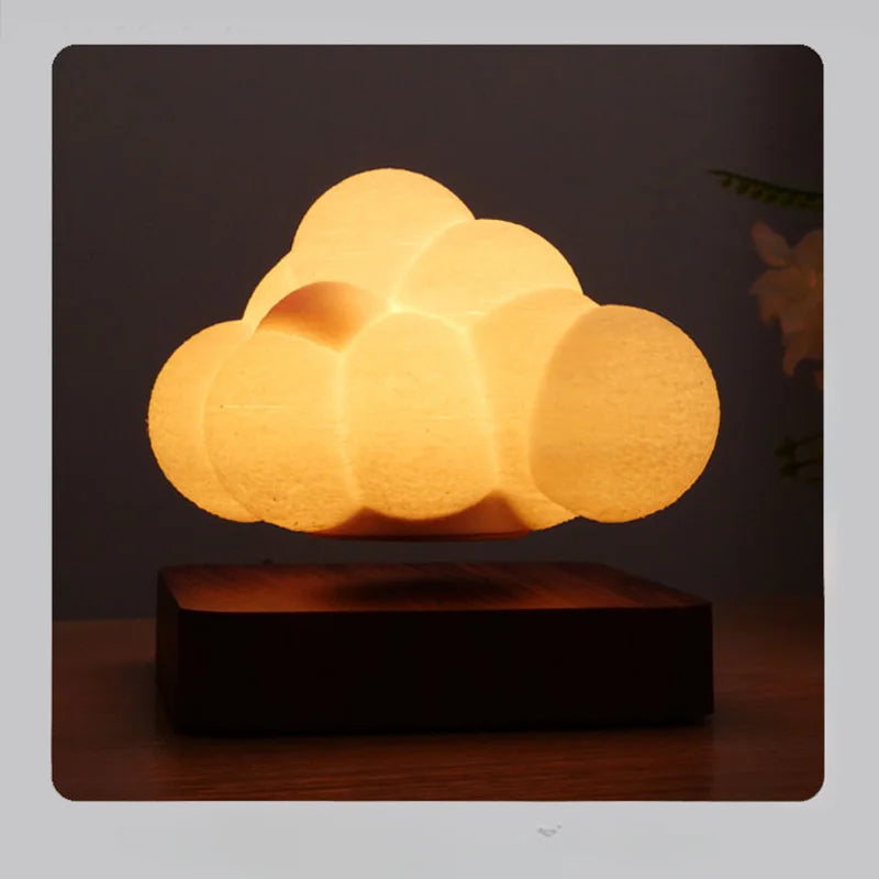 Nieuwigheid Nachtlampje Magnetische Levitatie Wolk Lamp Creativiteit Drijvende 3d Print Lamp Bureau Decoratie Verjaardagscadeau