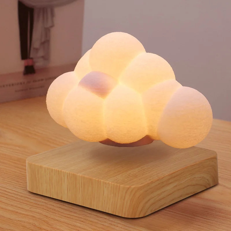 Nieuwigheid Nachtlampje Magnetische Levitatie Wolk Lamp Creativiteit Drijvende 3d Print Lamp Bureau Decoratie Verjaardagscadeau