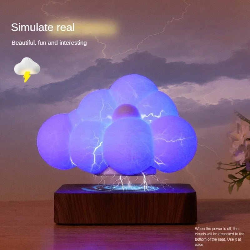 Nieuwigheid Nachtlampje Magnetische Levitatie Wolk Lamp Creativiteit Drijvende 3d Print Lamp Bureau Decoratie Verjaardagscadeau