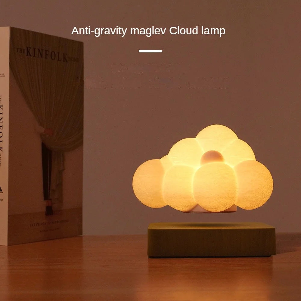 Nieuwigheid Nachtlampje Magnetische Levitatie Wolk Lamp Creativiteit Drijvende 3d Print Lamp Bureau Decoratie Verjaardagscadeau