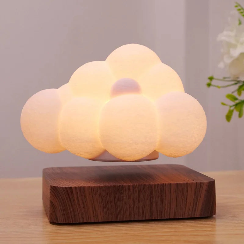 Nieuwigheid Nachtlampje Magnetische Levitatie Wolk Lamp Creativiteit Drijvende 3d Print Lamp Bureau Decoratie Verjaardagscadeau