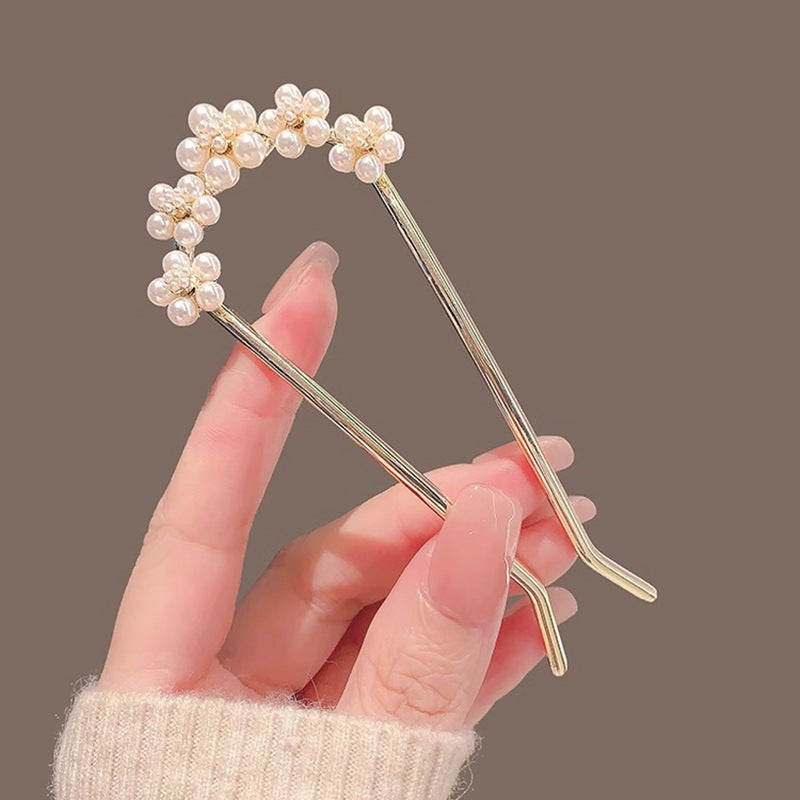 Fairy Temperamental Pearl Hairpin Modern Minimalist Hairpin Ancient Style Dangling Ornament 40g