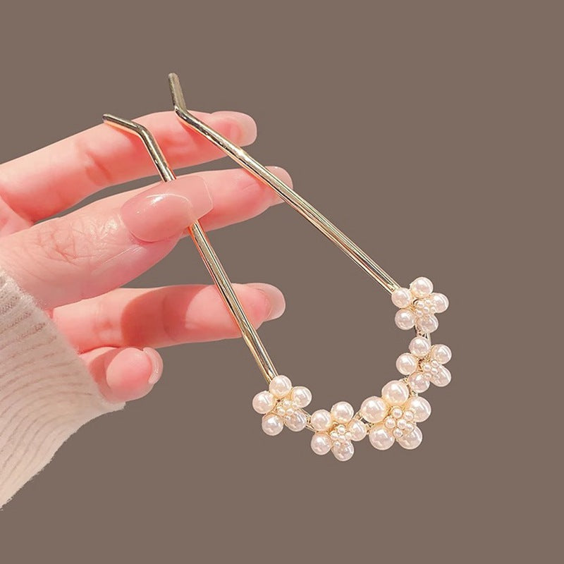 Fairy Temperamental Pearl Hairpin Modern Minimalist Hairpin Ancient Style Dangling Ornament 40g