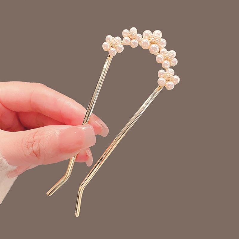 Fairy Temperamental Pearl Hairpin Modern Minimalist Hairpin Ancient Style Dangling Ornament 40g