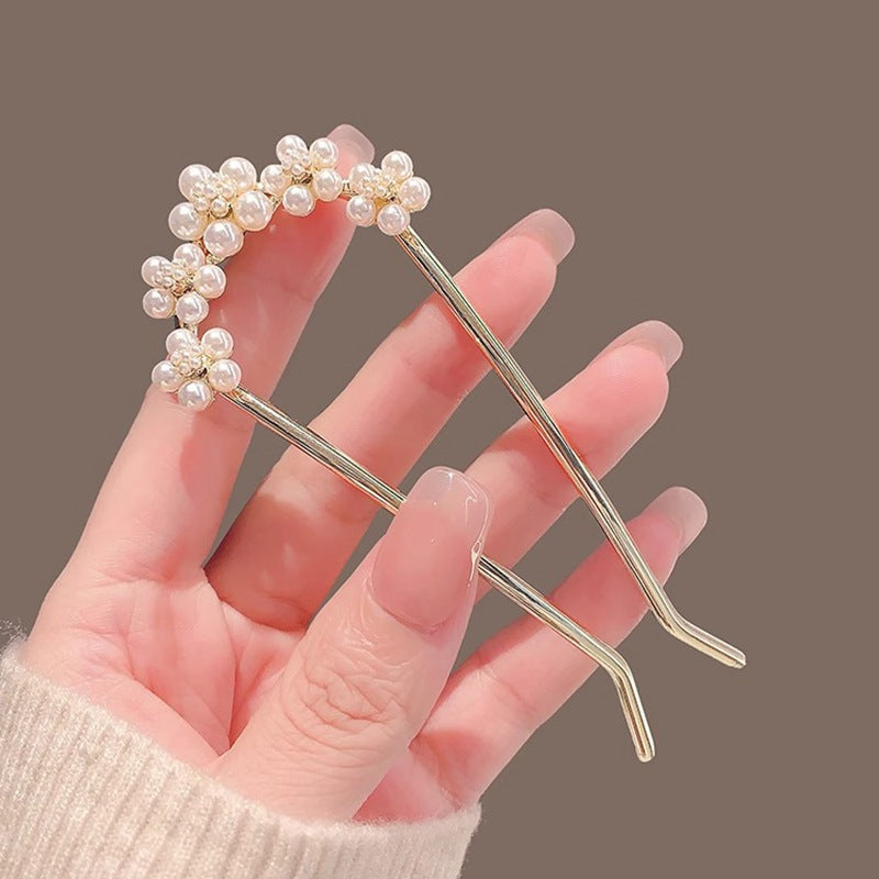 Fairy Temperamental Pearl Hairpin Modern Minimalist Hairpin Ancient Style Dangling Ornament 40g