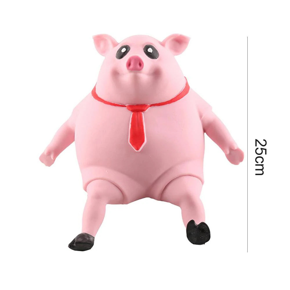 Pink Pig Squeeze Doll Fidget Toys Slow Rebound TPR 25cm Squishy Piggy Anti Stress Decompression Toy Stress Relief Toy Gift J144