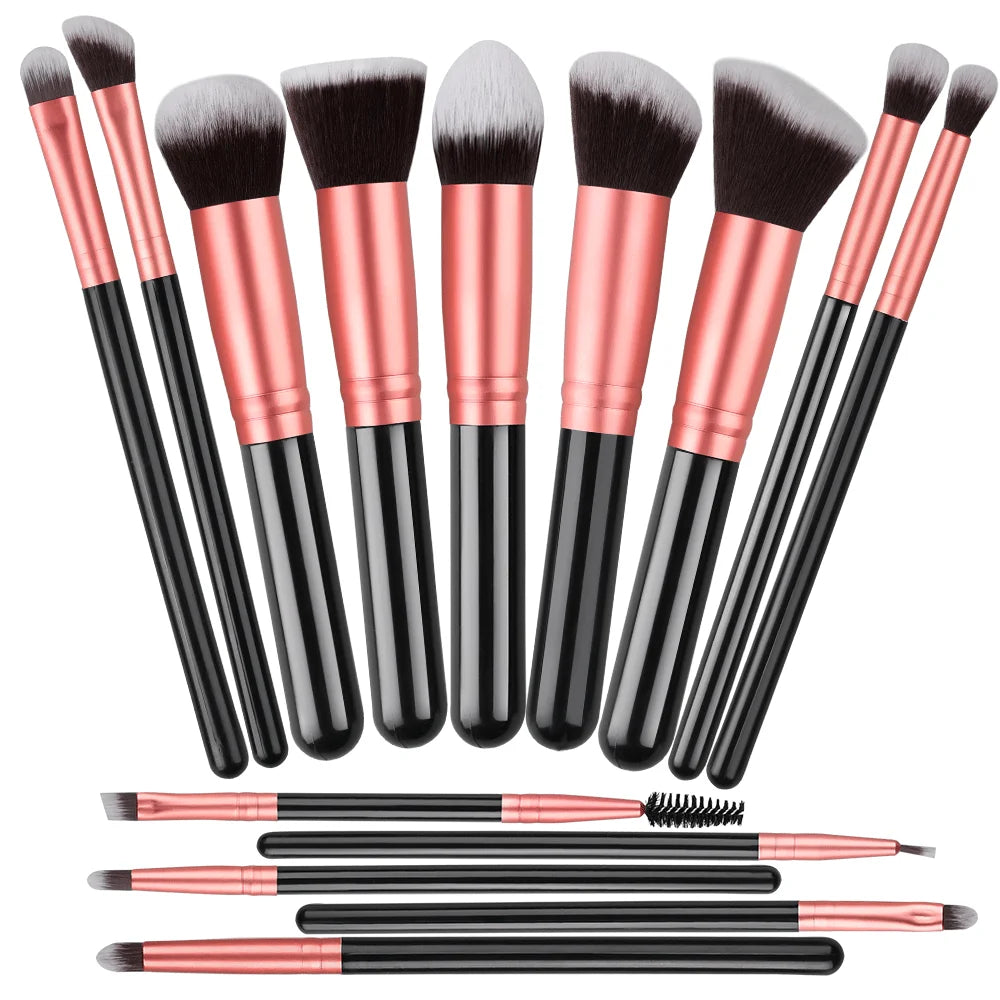 Professional 14/16PCS Makeup Brushes Set Soft Fluffy Eye Shadow Foundation Blush Powder Concealers Female Cosmetics Beauty Tools