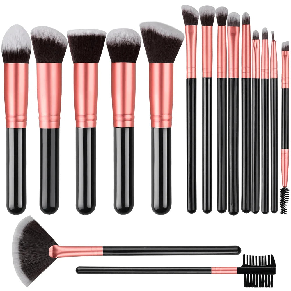 Professional 14/16PCS Makeup Brushes Set Soft Fluffy Eye Shadow Foundation Blush Powder Concealers Female Cosmetics Beauty Tools