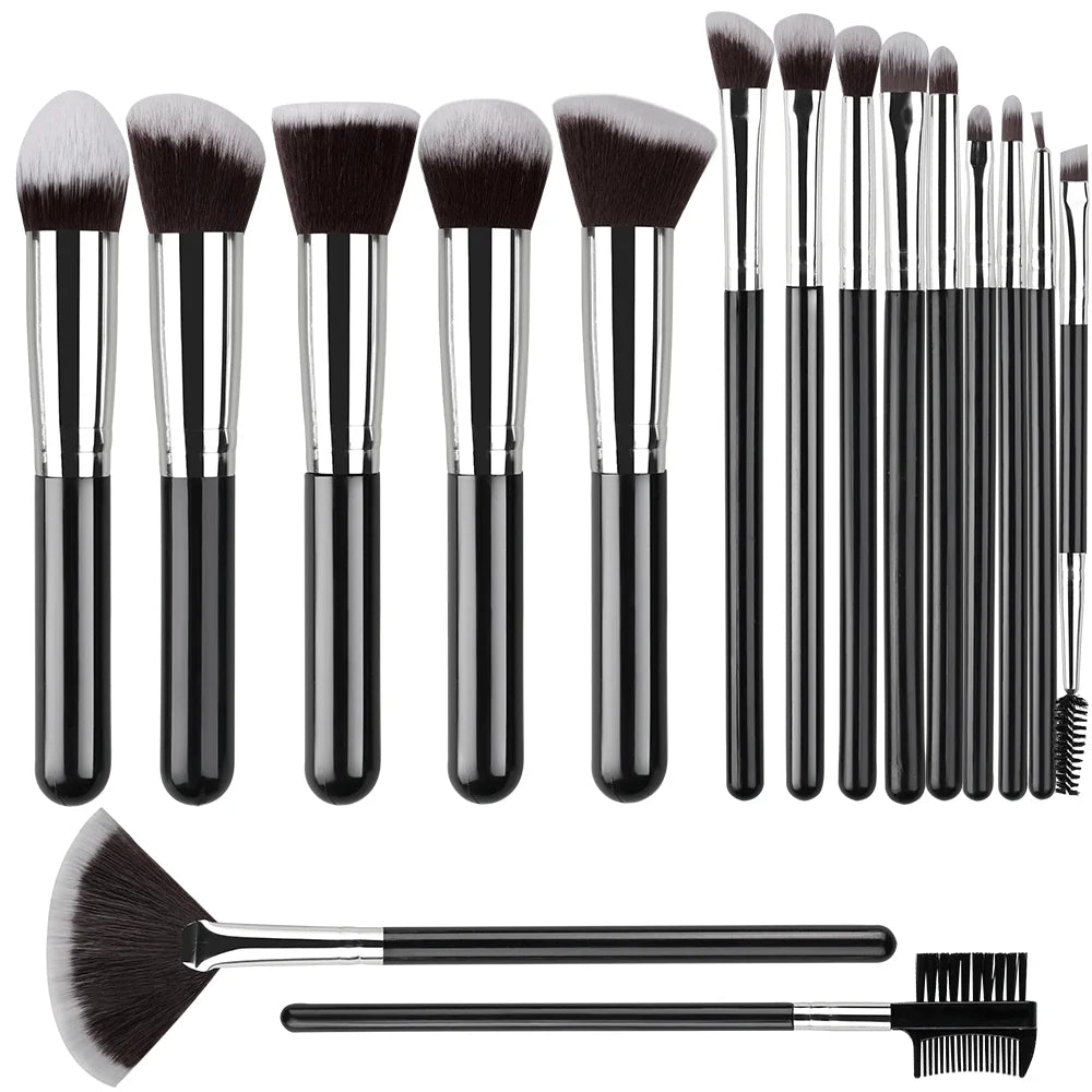 Professional 14/16PCS Makeup Brushes Set Soft Fluffy Eye Shadow Foundation Blush Powder Concealers Female Cosmetics Beauty Tools