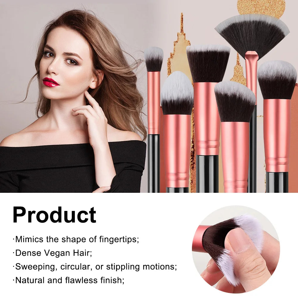 Professional 14/16PCS Makeup Brushes Set Soft Fluffy Eye Shadow Foundation Blush Powder Concealers Female Cosmetics Beauty Tools