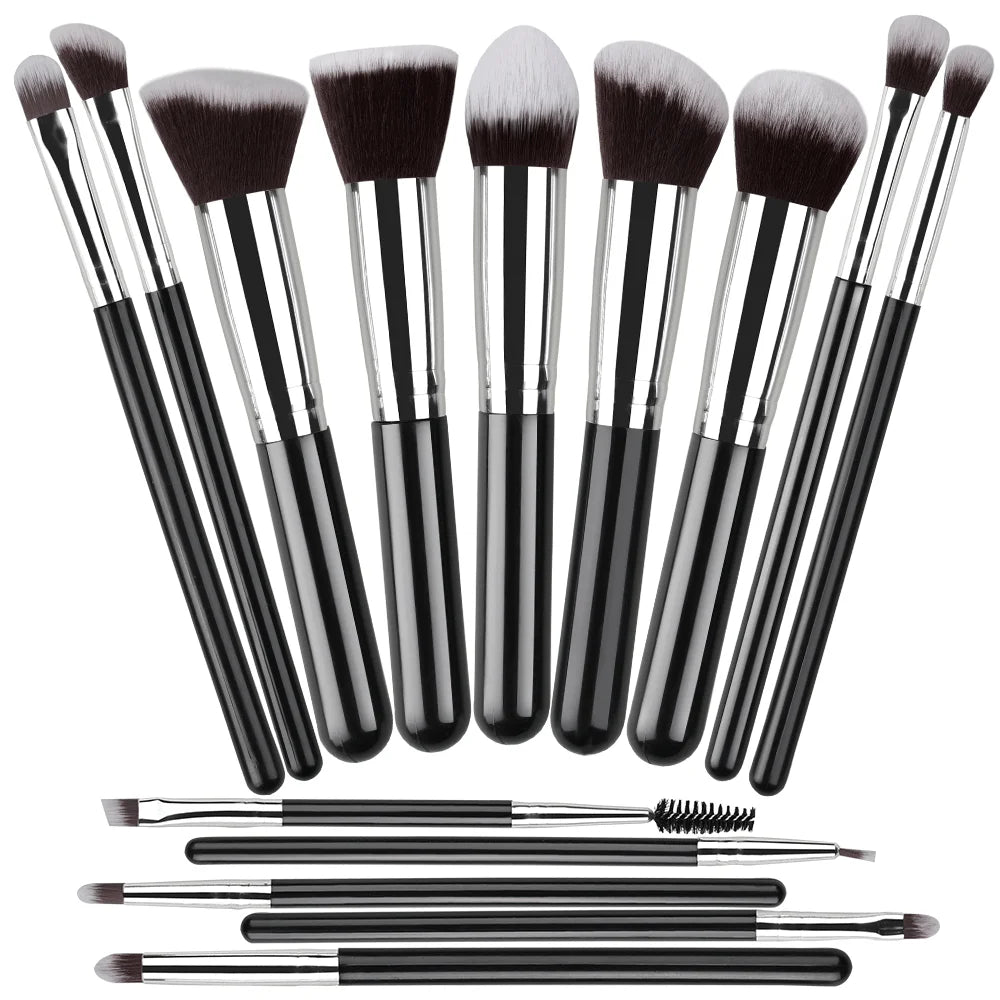 Professional 14/16PCS Makeup Brushes Set Soft Fluffy Eye Shadow Foundation Blush Powder Concealers Female Cosmetics Beauty Tools