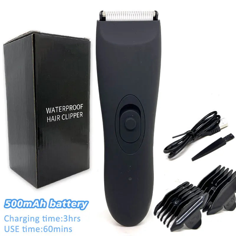 Professional Hair Clipper Rechargeable Beard Trimmer Hair Cutting Machine Electric Shaver for Body Hair Shaving Safety Razor