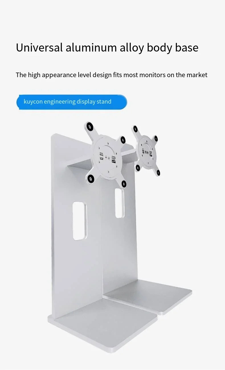 CNC Aluminum Alloy XDR STYLE LCD MONITOR Rotary BRACKET 24''-40'', Max Support 10KG MONITOR BRACKET VESA 100*100