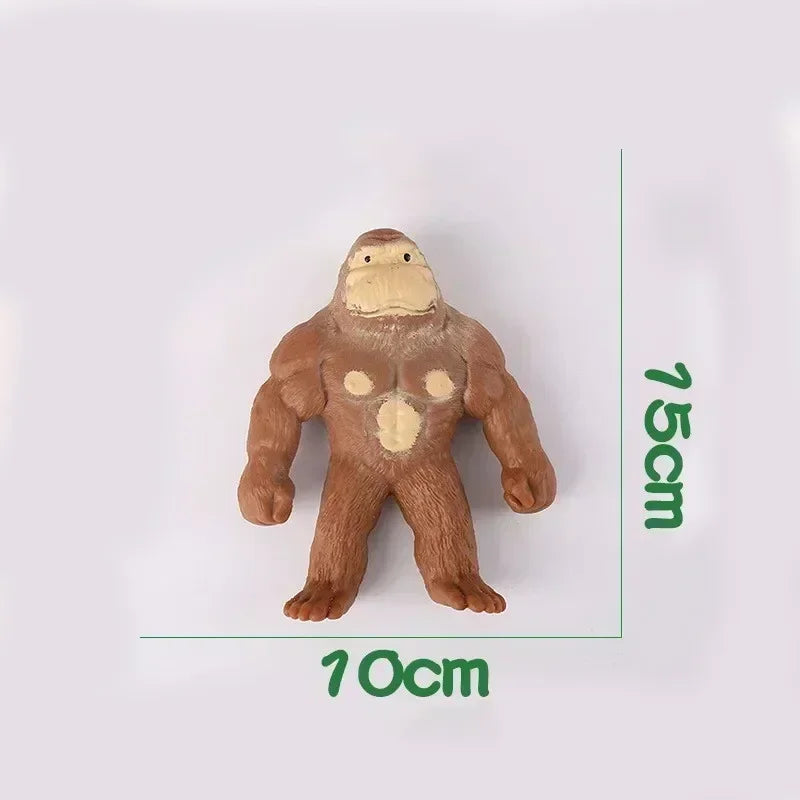 Sabbia Squishy Scimmia Antistress Gomma Estensibile Gigante Orangutan Indistruttibile Elastico Gorilla Doll Decompressione Scimmia Giocattolo