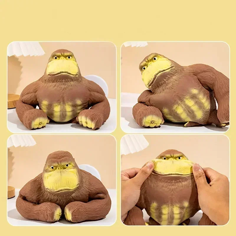 Sabbia Squishy Scimmia Antistress Gomma Estensibile Gigante Orangutan Indistruttibile Elastico Gorilla Doll Decompressione Scimmia Giocattolo