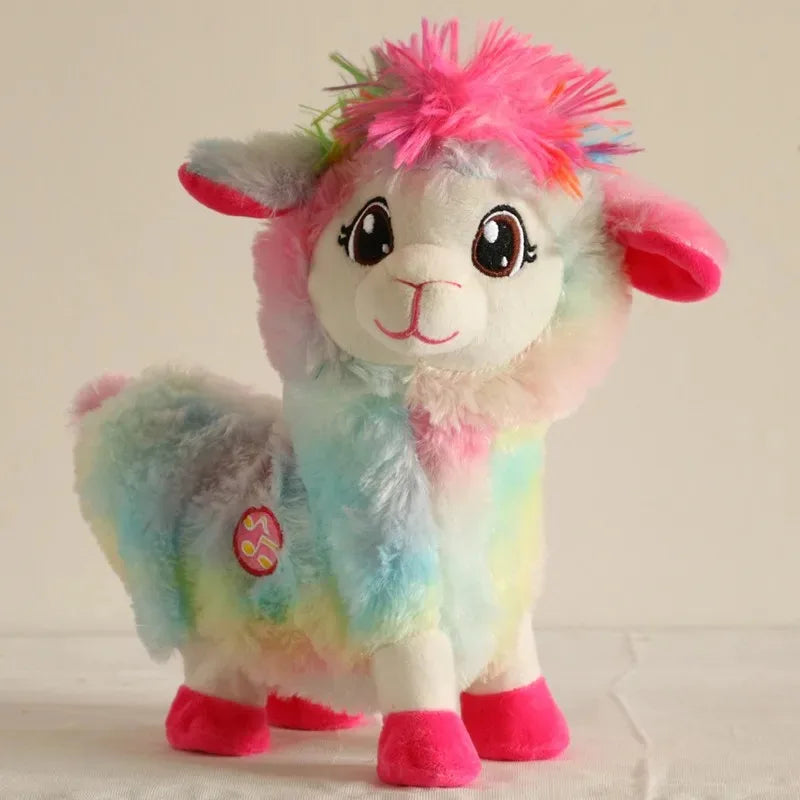 Sheep Llama Alpacas Plush Toy Electric Dancing Music Funny Toys Pets Doll Stuffed Soft Animal kids Christmas Gifts