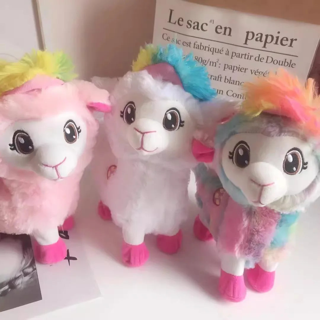 Sheep Llama Alpacas Plush Toy Electric Dancing Music Funny Toys Pets Doll Stuffed Soft Animal kids Christmas Gifts