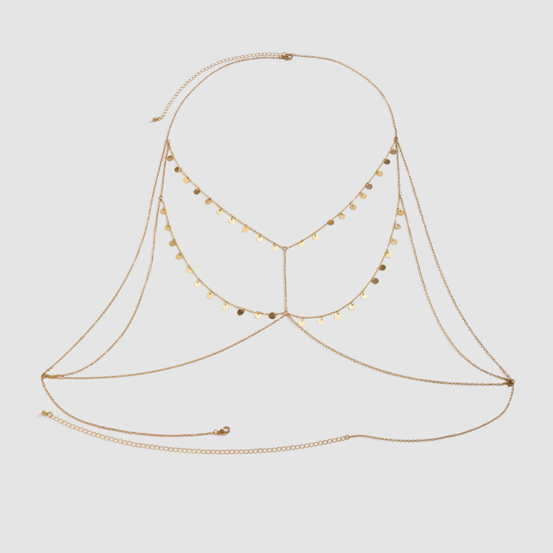 TASSAL BODY CHAIN [GOLD/SILVER]