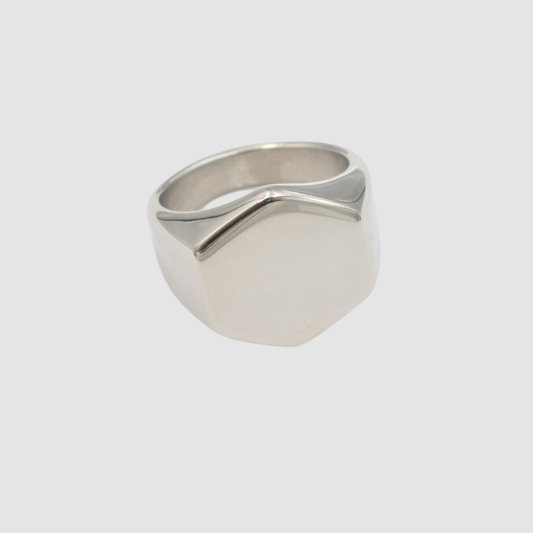 TROPEZ SIGNET RING [SILVER]