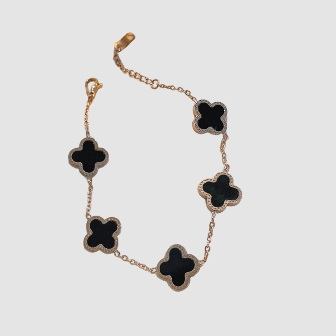 LUCKY MARI BRACELET [BLACK/GOLD]