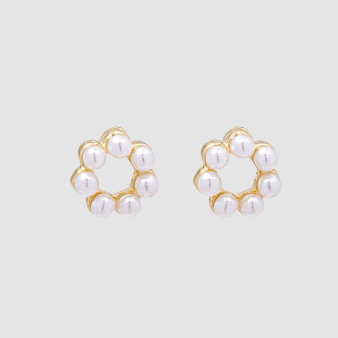 PEARL PARIS EARRINGS [GOLD]