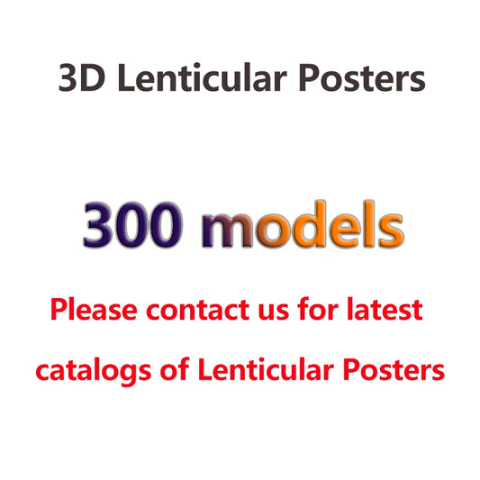 Wholesale Dropshipping Anime 3D Lenticular Posters Wall Art Motion Movie Flip Changing Pictures for Room Decor (Without Frame)