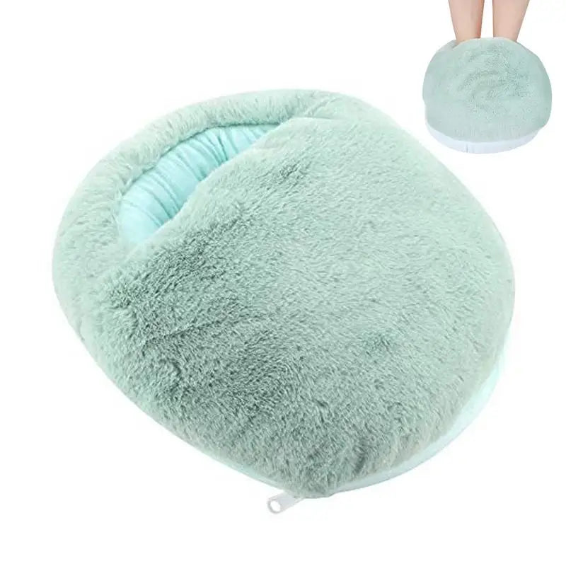 Winter Electric Foot Heating Pad USB Charging Soft Plush Washable Foot Warmer Heater Improve Sleeping Household Foot Warming Mat